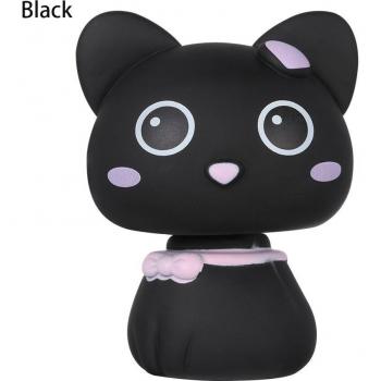 Poupée décorative chat en plastique, 1 pièce, animation, secoue la tête, accessoire voiture