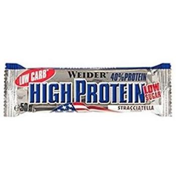 Weider Stracciatella Power Bar 40% Low Carb 50 g (Pack de 25)