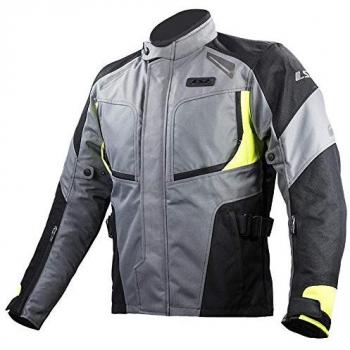 LS2 Phase Giacca Tecnica Moto Nero Grigio Giallo S