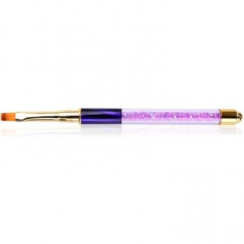 Pinceau plat pour gel UV et nail art