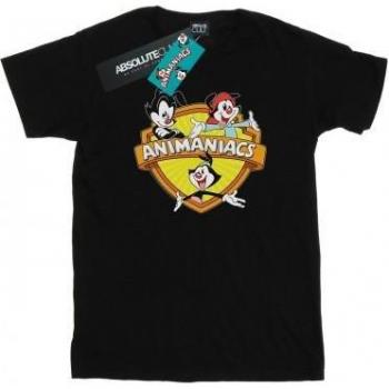Camiseta Animaniacs Estilo Boyfriend de Algodón para Damas