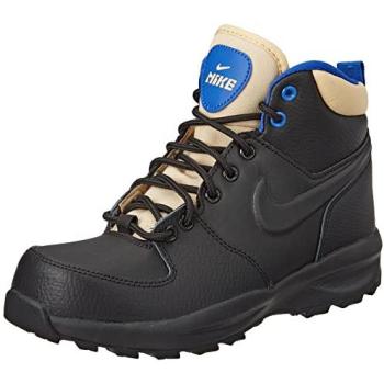 Nike Manoa Cuir GS Noir Sésame Baskets Enfants Game-Royal BQ5372-003 40