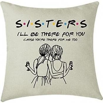 Birthday Sister Linen Cushion