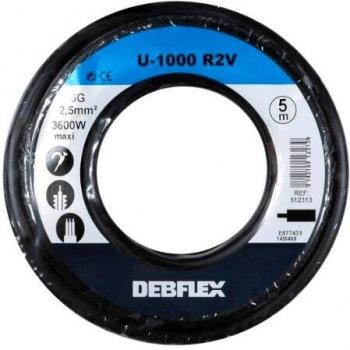 Bobinot U1000 R2V 3G2.5 5m Noir