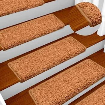 Sonata Stair Treads, 15 pcs, 65x25 cm, Brown