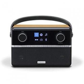 Roberts Radio Stream 94i (DAB+/FM/Spotify/USB und WiFi Internetradio) mit Fernbedienung Kirsche