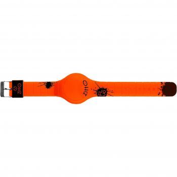 FLUO ZITTO Digital Watch Silicone FireOrange Max GC