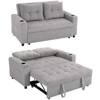 Midnight Mist 2‑Seat Sofa‑Bed