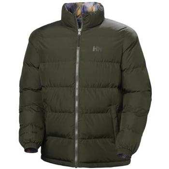 Daunenpuffer Jacke Helly Hansen YU 23 – reversible, Grün/Chrom/Lila/Orange, L
