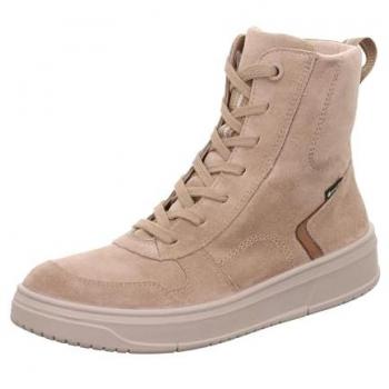 Legero Gore-Tex Schnürstiefelette Beige mit flachem Absatz 39