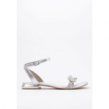 Sandalias PATMOS de Sandra Fontán para Mujer en Color Plateado