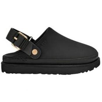 UGG Women's Goldenstar Villa Black Nubuck Clogs – Size 8