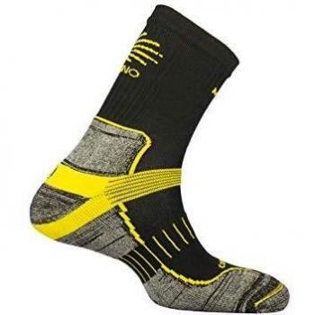 Santiago Thermal‑Trekking‑Bergsocken – Anti‑Blasen & Wärmeregulierung – M, Schwarz