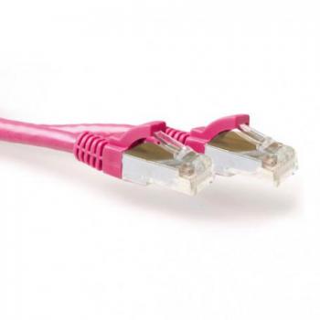 Cavo di Rete Rosa 25m con RJ45 S/FTP CAT6A