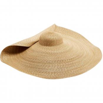 Foldable Oversized Straw Sun Hat for Women with Sun Protection