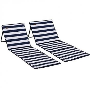 Estera Acolchada de Jardín Reclinable Outsunny 84g‑160v00wt