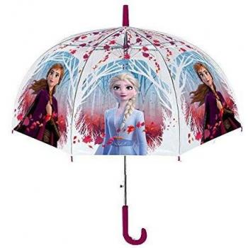 Frozen 2 Regenschirm für Mädchen, mit automatischer Öffnung und Disney-Motiven