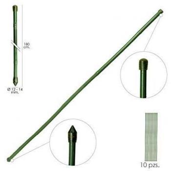 Tuteur en plastique effet bambou 180 cm Ø 12