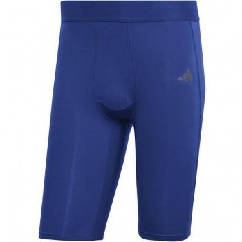 Pantaloni Corti Adidas Techfit Blu