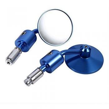 Rétroviseurs latéraux universels 7/8'' 22mm ajustables en CNC pour guidon de moto scooter