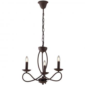 Candelabro Ginevra 3 Luces en Corten