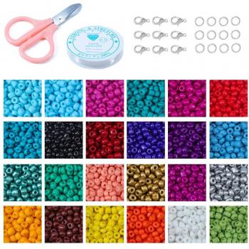 24000pcs Glass Beads for DIY Jewelry Accessories