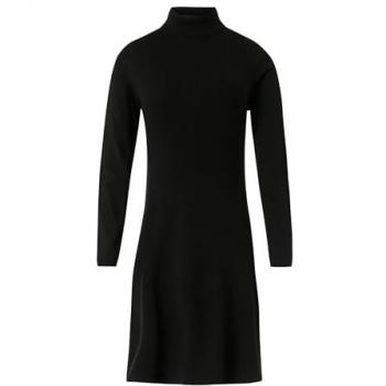 Comma Strickkleid mit Rippstruktur