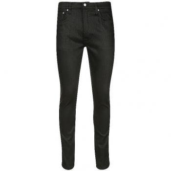 Nudie Jeans Herren Slim Fit Jeans Lean Dean Schwarz 33/L32