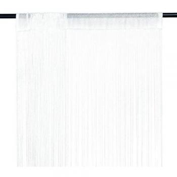 VidaXL White String Curtains, 2 pcs, 140x250 cm