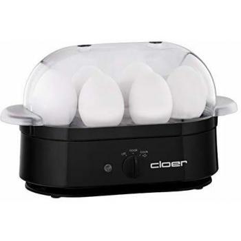 Eierkocher für 6 Eier schwarz Cloer 6080