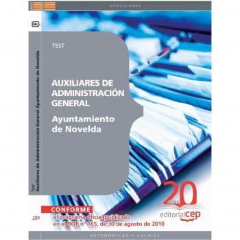 Auxiliares de Administración General del Ayuntamiento de Novelda. Test
