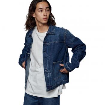 Black & Blue Denim Jacket for Men EQT011