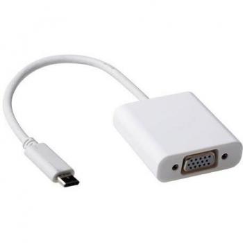 ACT Adaptador USB tipo C a VGA Blanco