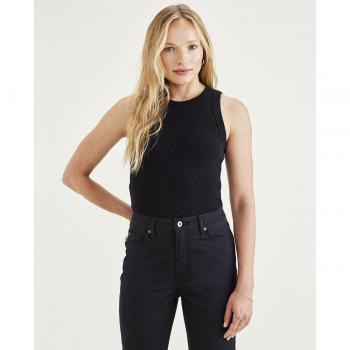 Dockers Canotta Nera a Reti Rib Knit L