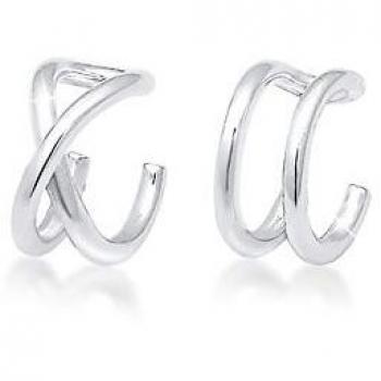 Elli Ohrklemme Earcuff Set Geo Basic 925 Silber, Geo