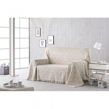 Plaid Multiusos Estoralis | Colcha de Diseño Moderno | Protector de Sofá y Cama Modelo Lunares | Envío a Domicilio Gratis