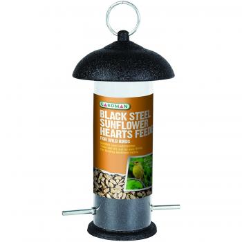 Gardman's Black Steel Sunflower Heart Feeder