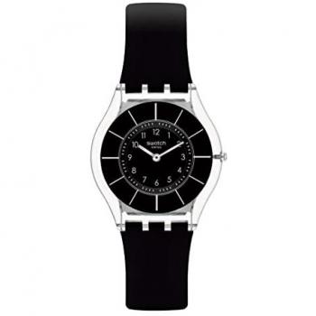 Swatch Core SS08K103: Black Classiness Again Transparente y Bio