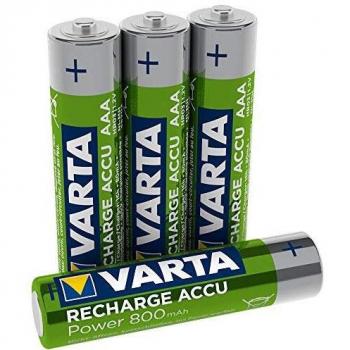 Varta AAA Rechargeable Accu Battery NiMH 800 Mah Pack of 4