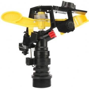 Aspersor de Rosca 3/4 para Agricultura, con Boquillas Inclinables y Control Automático