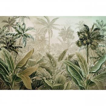 Papel Pintado Hojas de Selva 312x219 cm