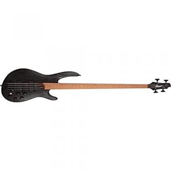 Cort B4 Plus Bajo Eléctrico Poro Abierto Trans Negro