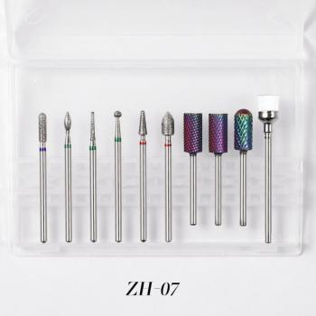Mèches rotatives pour manucure, 10 pièces