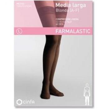 Longue Compression Farmalastic Bas Légère 40 DEN TS