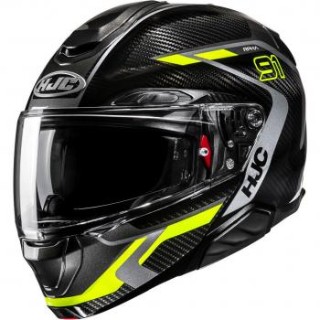 Casco Moto Modulare P/J Hjc RPHA91 CARBON LAGOS MC3H taglia XL
