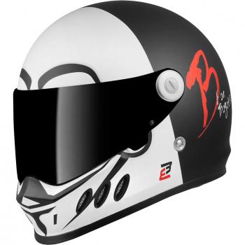 Casco Mister X SH‑800 Bogotto S nero/bianco