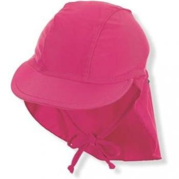 Cappello da spiaggia bambino magenta con visiera