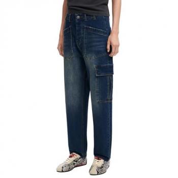 Vaquero Desigual Azul Baggy Mujer