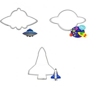 3-Piece Baking Cookie Molds