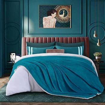 Couverture Épaisse Peluche Réversible pour Couch